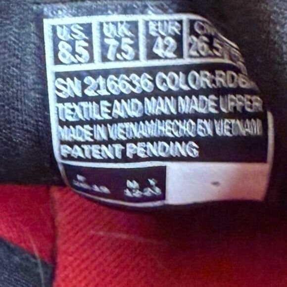 Skechers Mens Go Walk 7 - The Construct Sneaker red black size 8.5 shoes - Picture 7 of 7